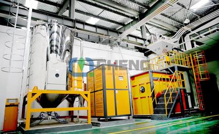 台湾允友成-PLA可降解材料造粒行业除湿干燥系统